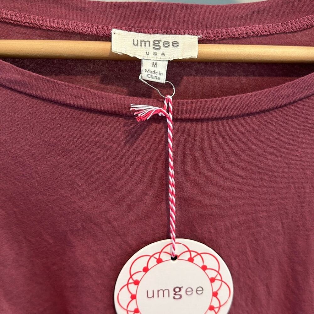 Umgee Medium Ombre Twist Front Long Sleeve Top - Picture 4 of 11